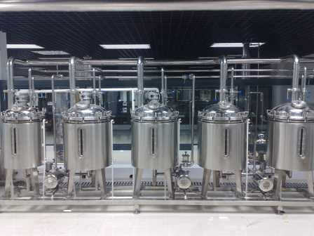 Brewhouse system in Lab