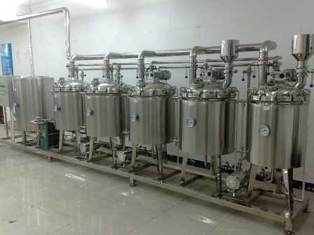 Five vessels brewhouse system